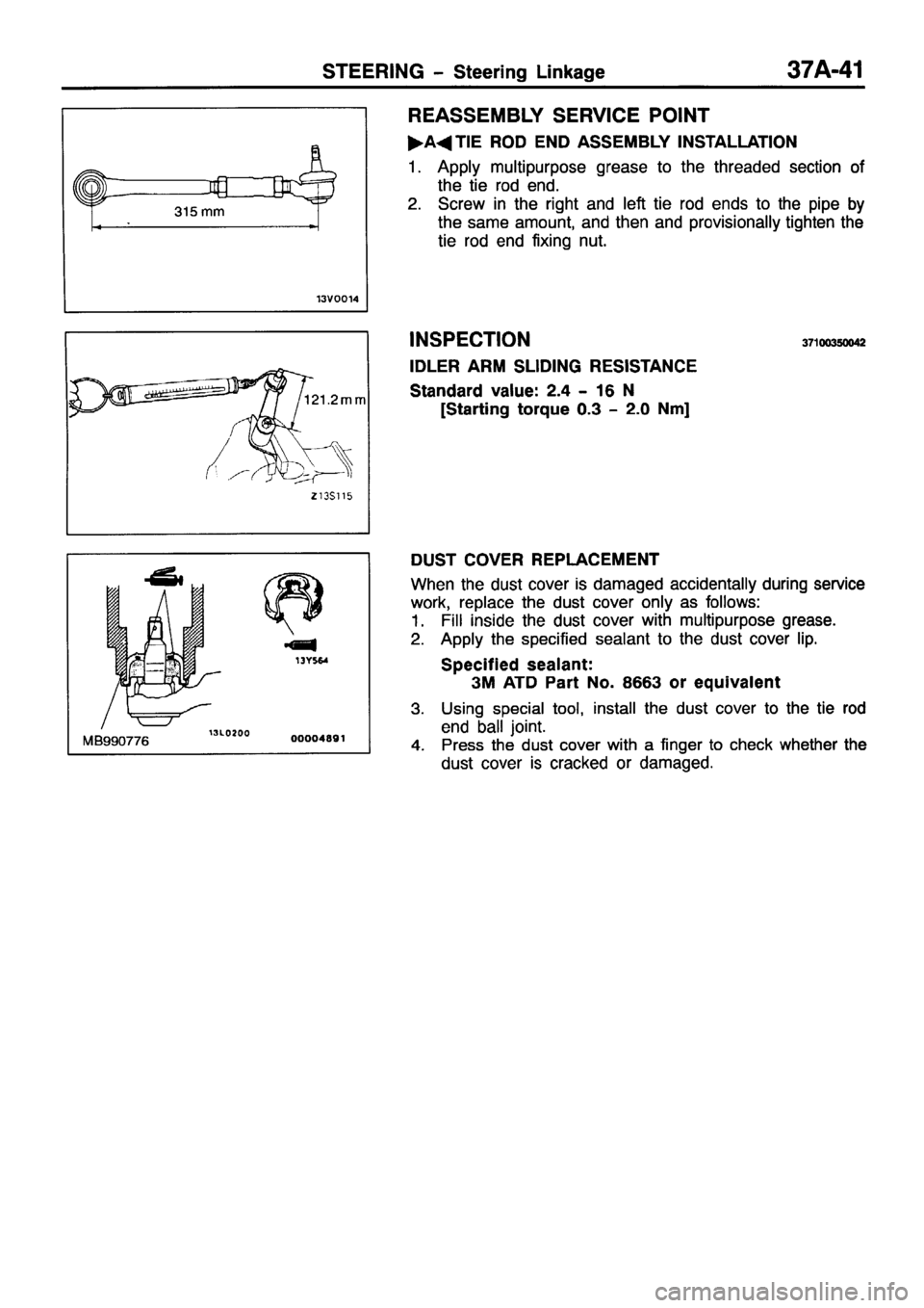 MITSUBISHI PAJERO SPORT 1999 Workshop Manual MITSUBISHI PAJERO SPORT 1999 Workshop Manual