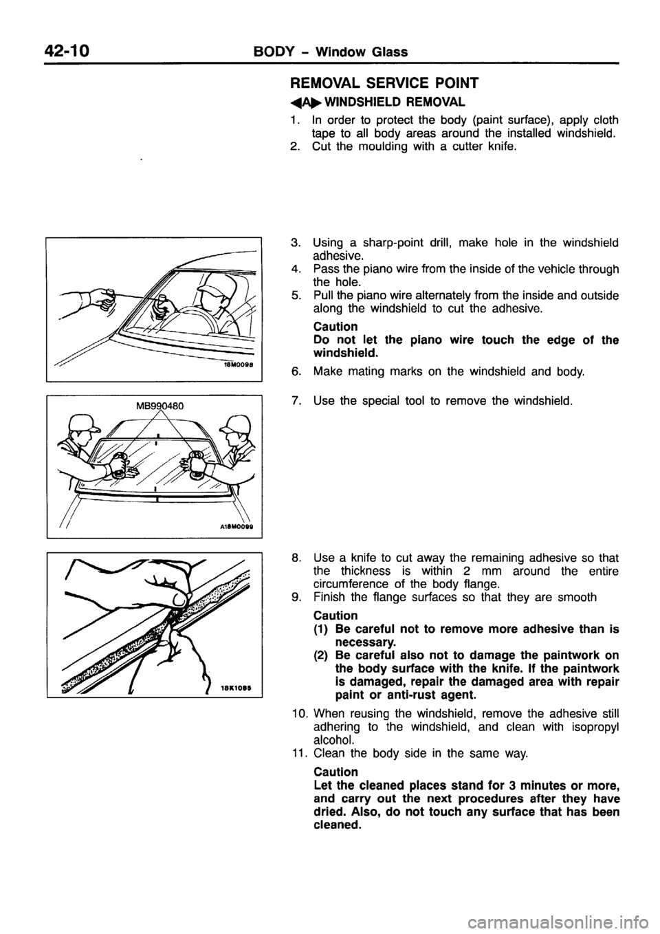 MITSUBISHI PAJERO SPORT 1999 Workshop Manual MITSUBISHI PAJERO SPORT 1999 Workshop Manual