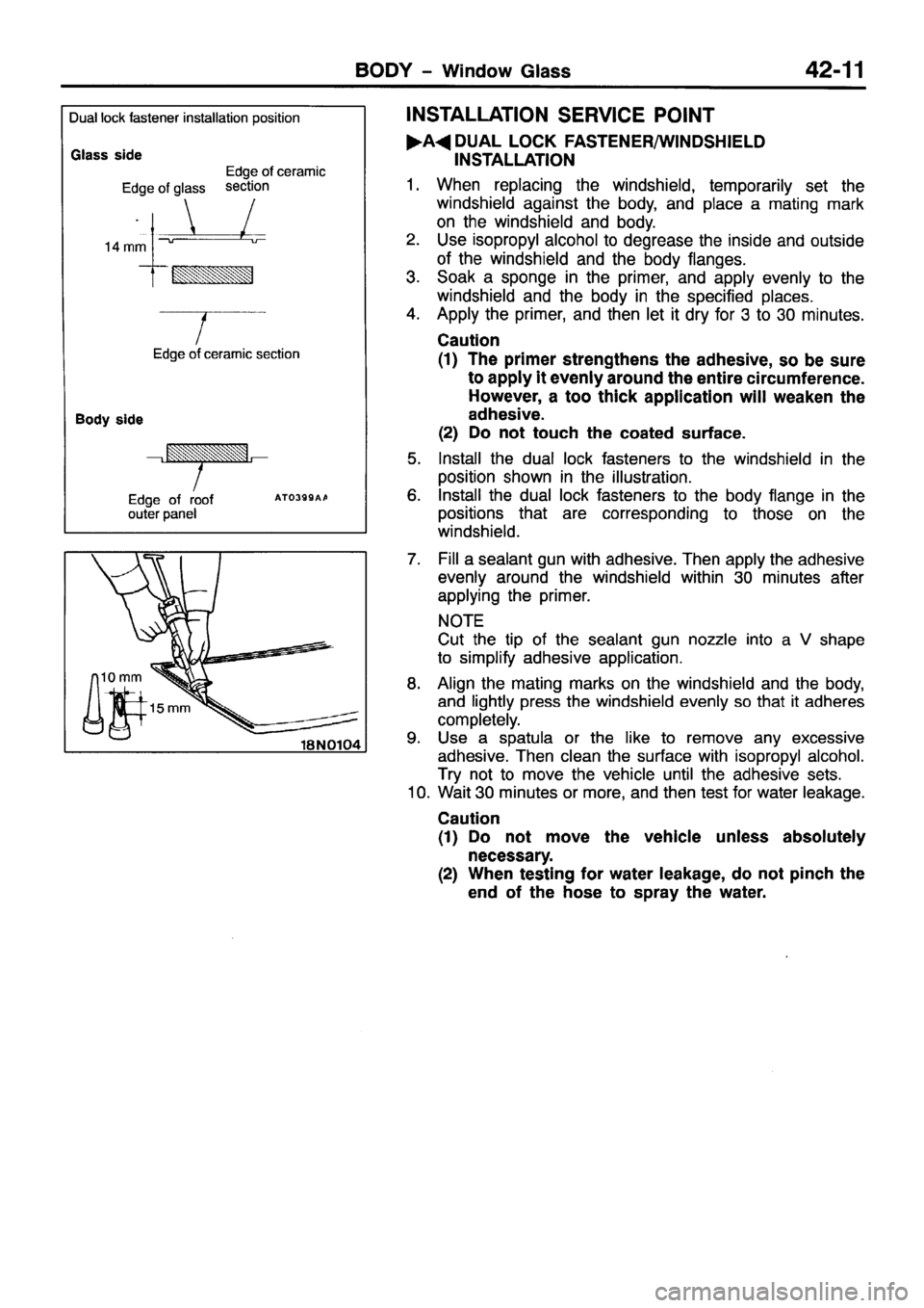 MITSUBISHI PAJERO SPORT 1999 Workshop Manual MITSUBISHI PAJERO SPORT 1999 Workshop Manual