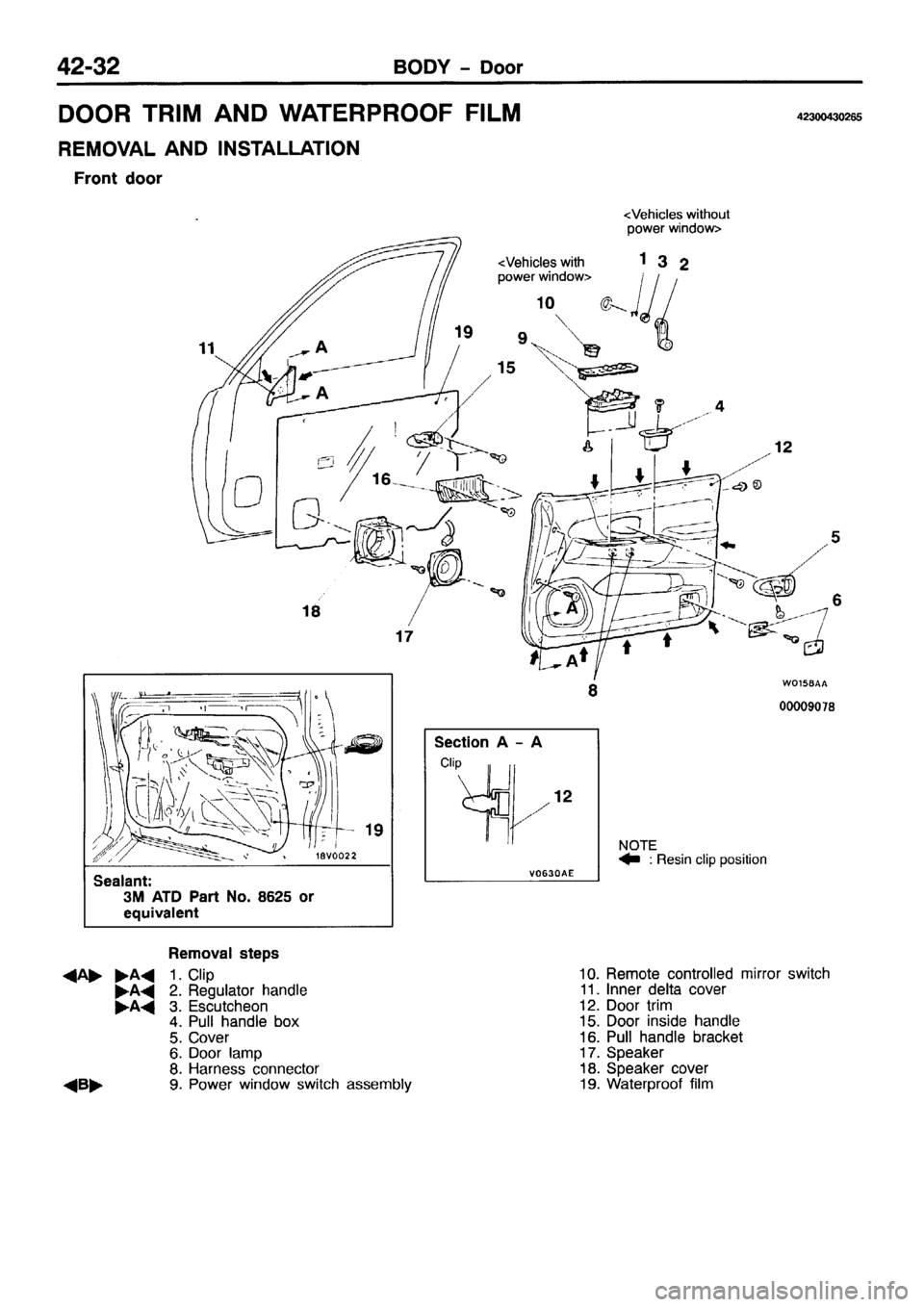MITSUBISHI PAJERO SPORT 1999 Workshop Manual MITSUBISHI PAJERO SPORT 1999 Workshop Manual