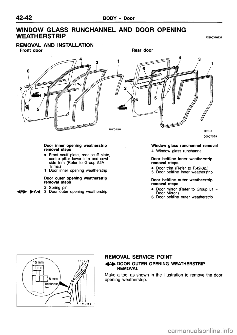 MITSUBISHI PAJERO SPORT 1999 Workshop Manual MITSUBISHI PAJERO SPORT 1999 Workshop Manual