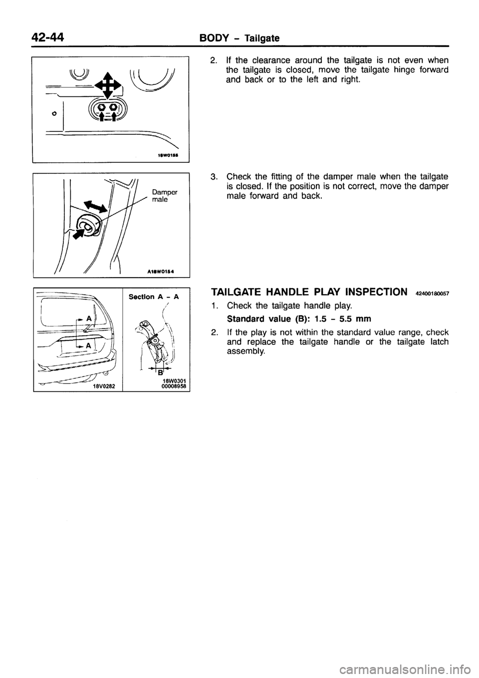 MITSUBISHI PAJERO SPORT 1999 Workshop Manual MITSUBISHI PAJERO SPORT 1999 Workshop Manual