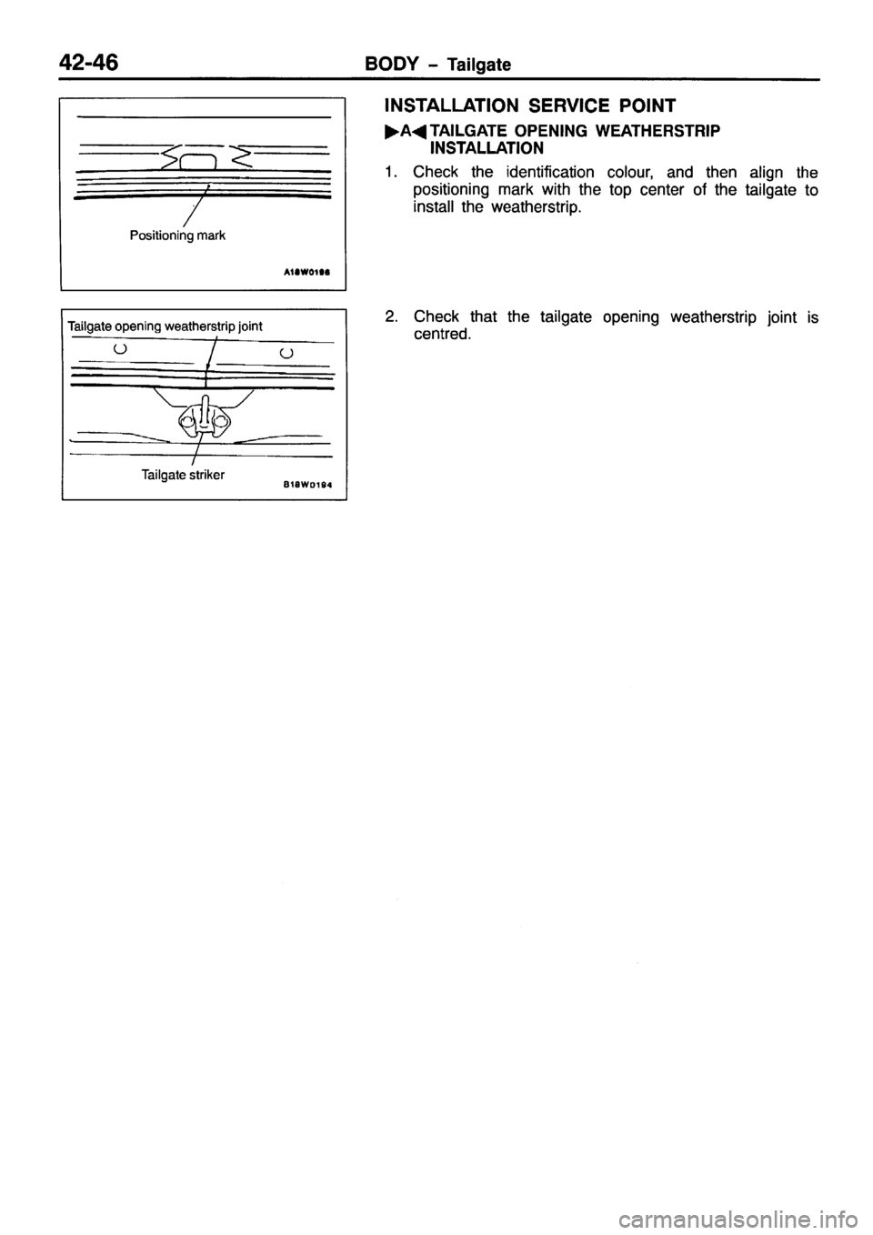 MITSUBISHI PAJERO SPORT 1999 Workshop Manual MITSUBISHI PAJERO SPORT 1999 Workshop Manual