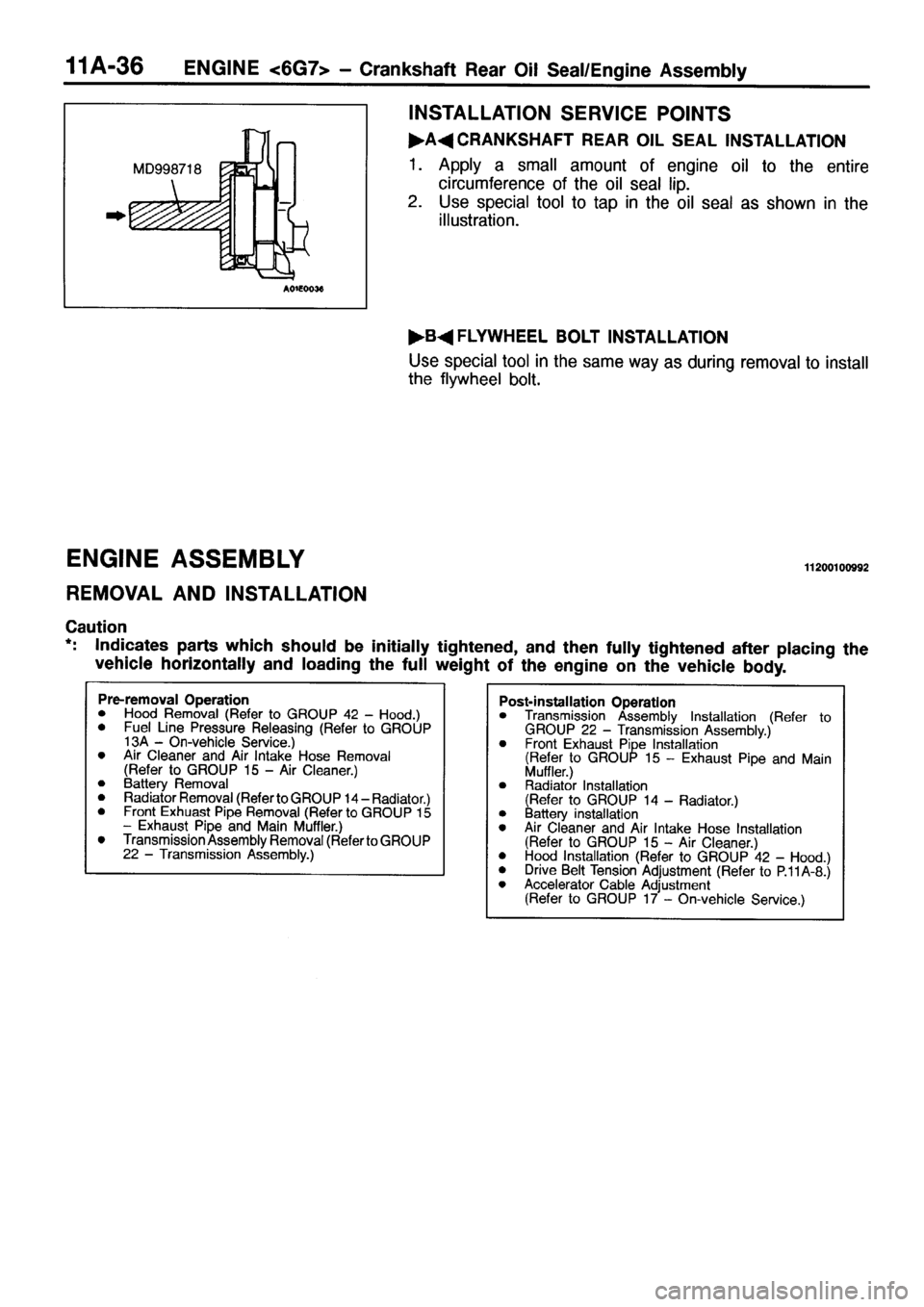 MITSUBISHI PAJERO SPORT 1999 Repair Manual 