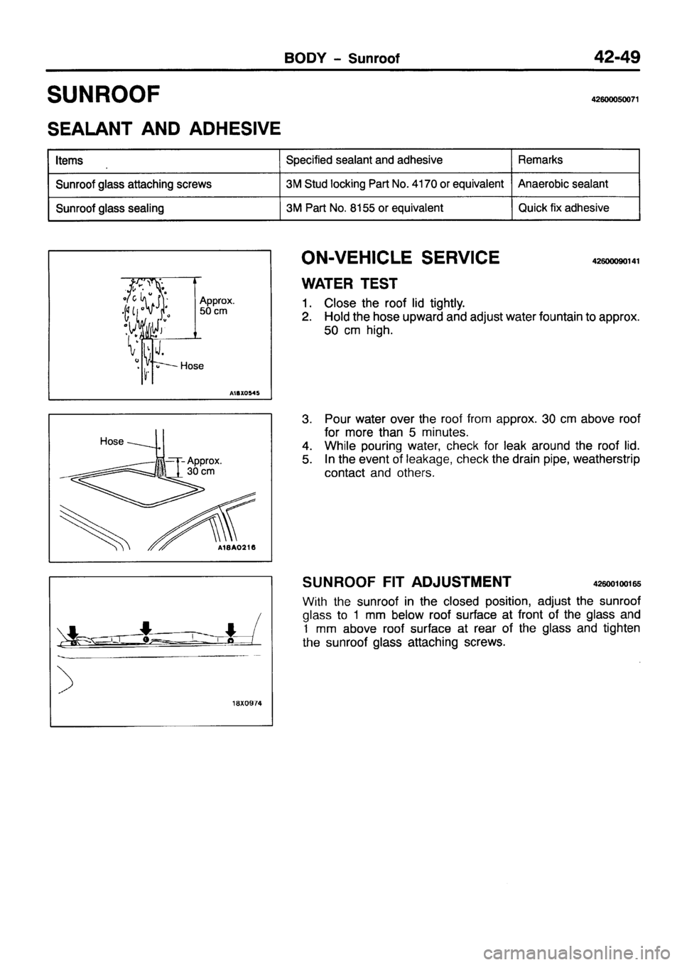 MITSUBISHI PAJERO SPORT 1999 Workshop Manual MITSUBISHI PAJERO SPORT 1999 Workshop Manual