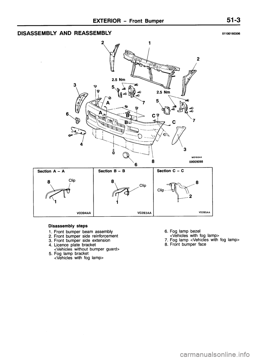 MITSUBISHI PAJERO SPORT 1999  Workshop Manual 