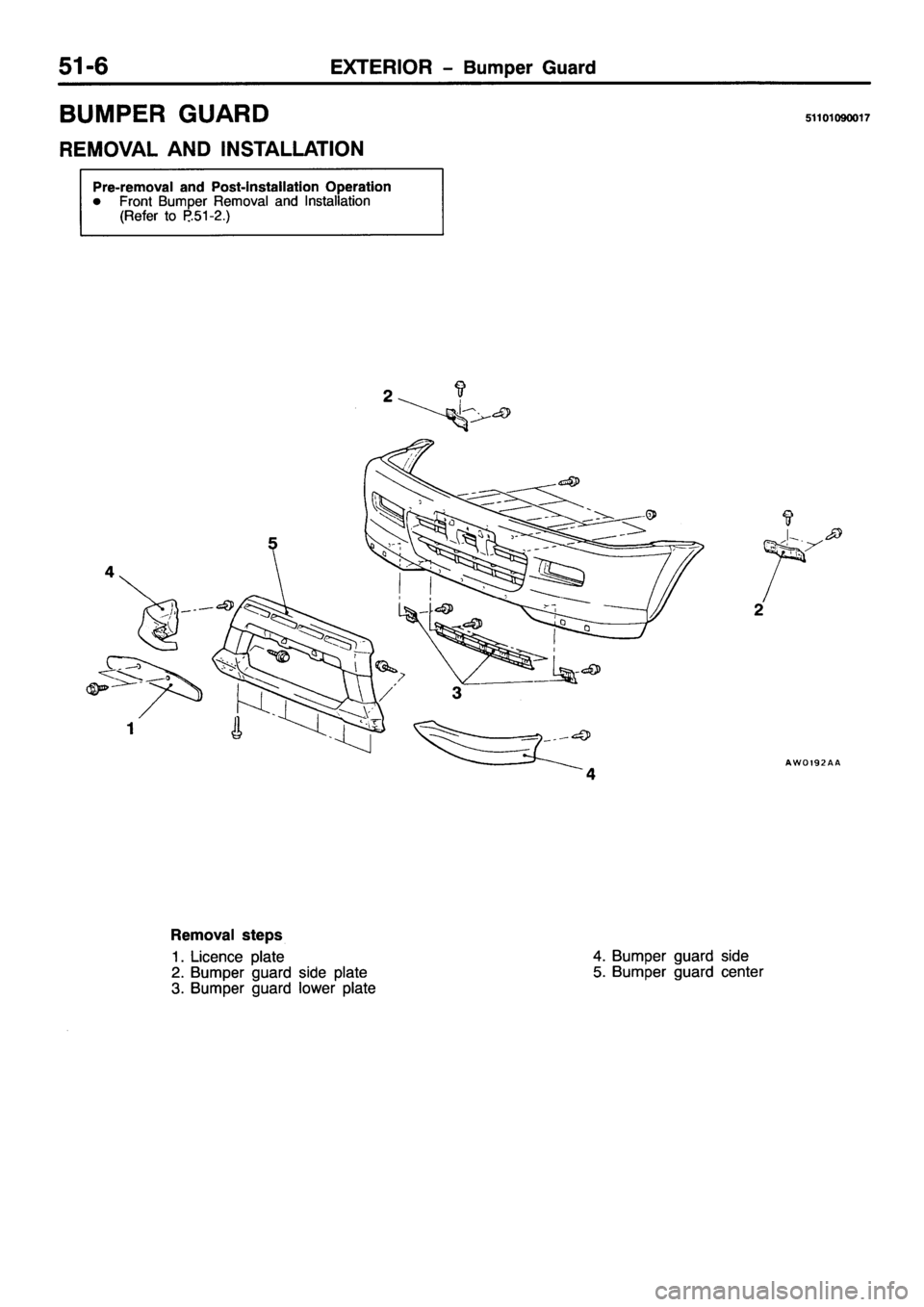 MITSUBISHI PAJERO SPORT 1999  Workshop Manual 