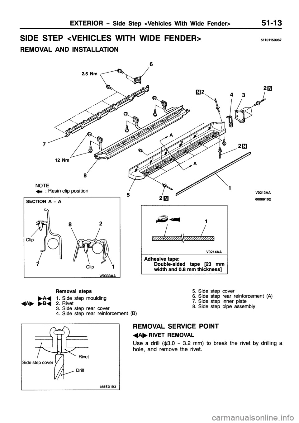 MITSUBISHI PAJERO SPORT 1999 Workshop Manual MITSUBISHI PAJERO SPORT 1999 Workshop Manual