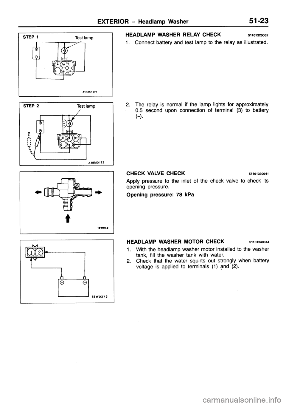 MITSUBISHI PAJERO SPORT 1999  Workshop Manual 