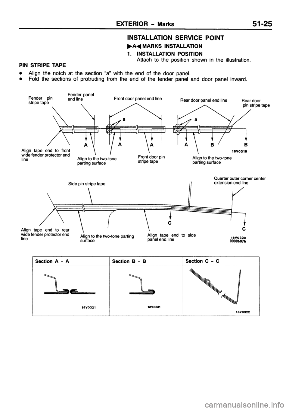 MITSUBISHI PAJERO SPORT 1999  Workshop Manual 
