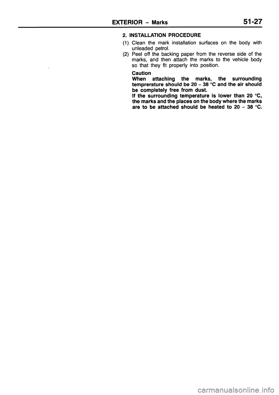MITSUBISHI PAJERO SPORT 1999  Workshop Manual 