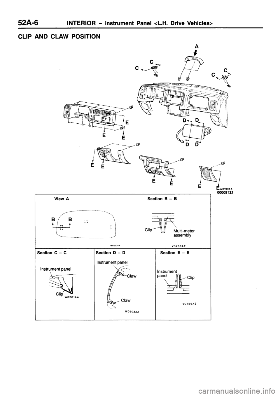 MITSUBISHI PAJERO SPORT 1999  Workshop Manual 