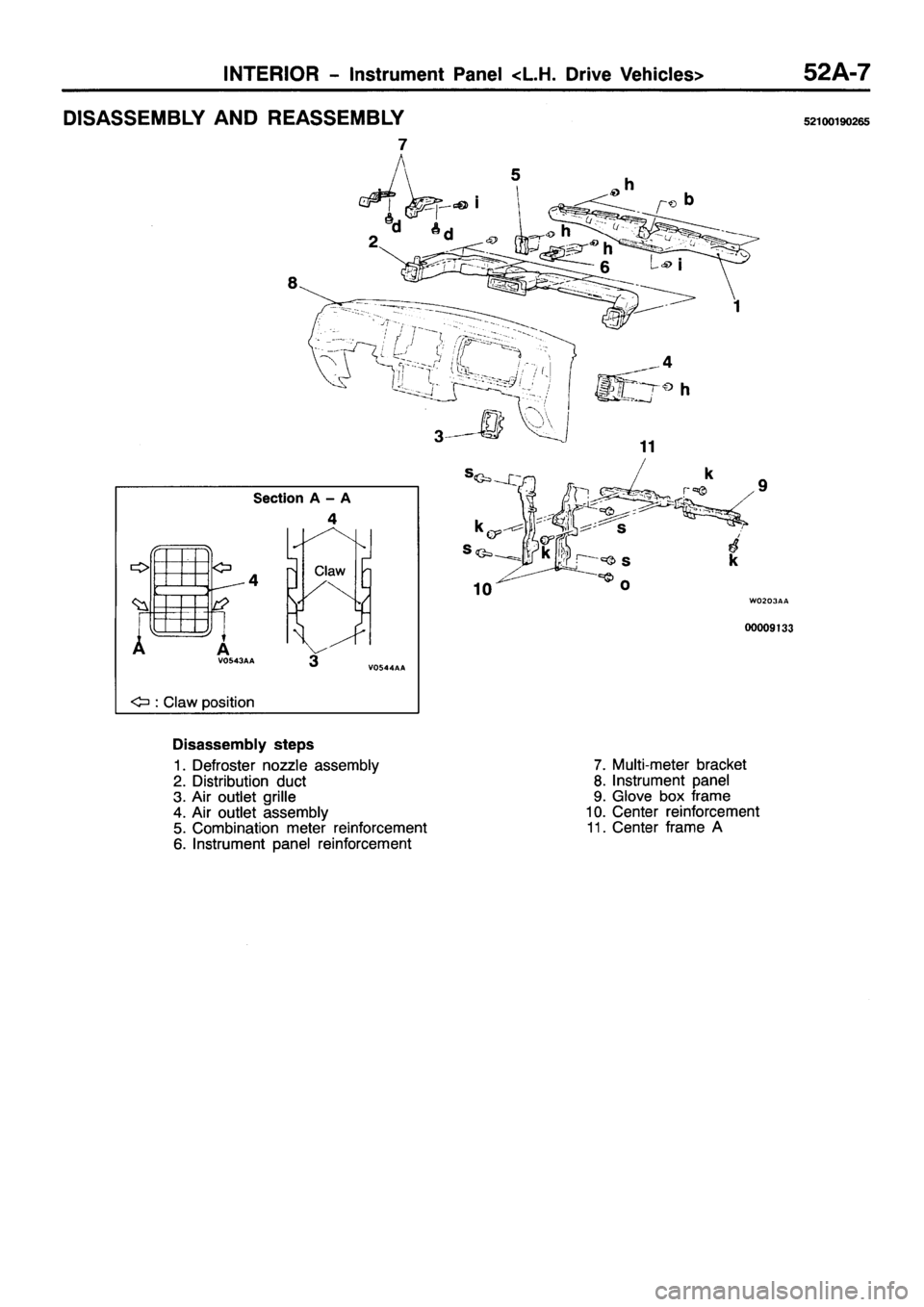 MITSUBISHI PAJERO SPORT 1999  Workshop Manual 