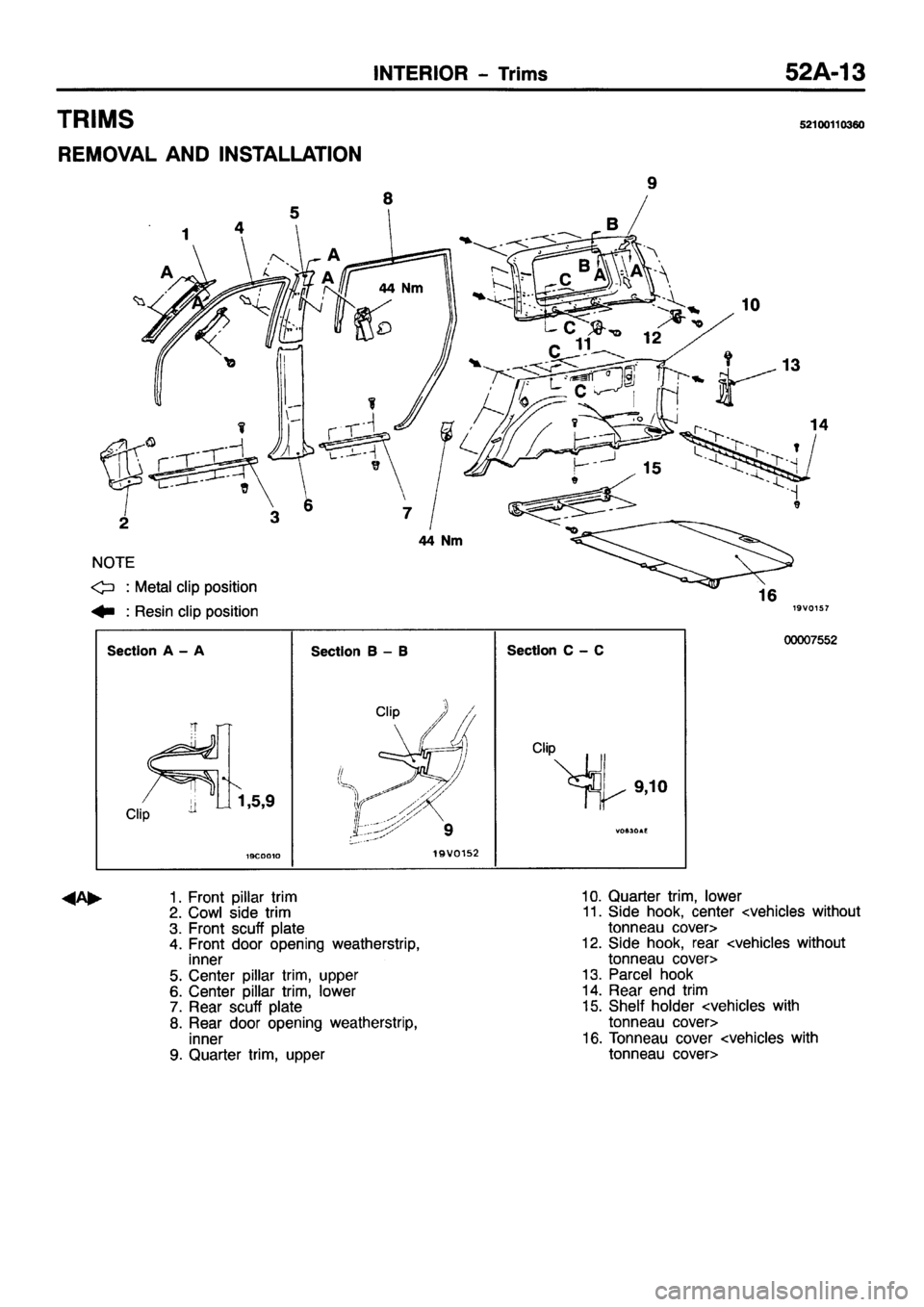 MITSUBISHI PAJERO SPORT 1999 Workshop Manual MITSUBISHI PAJERO SPORT 1999 Workshop Manual