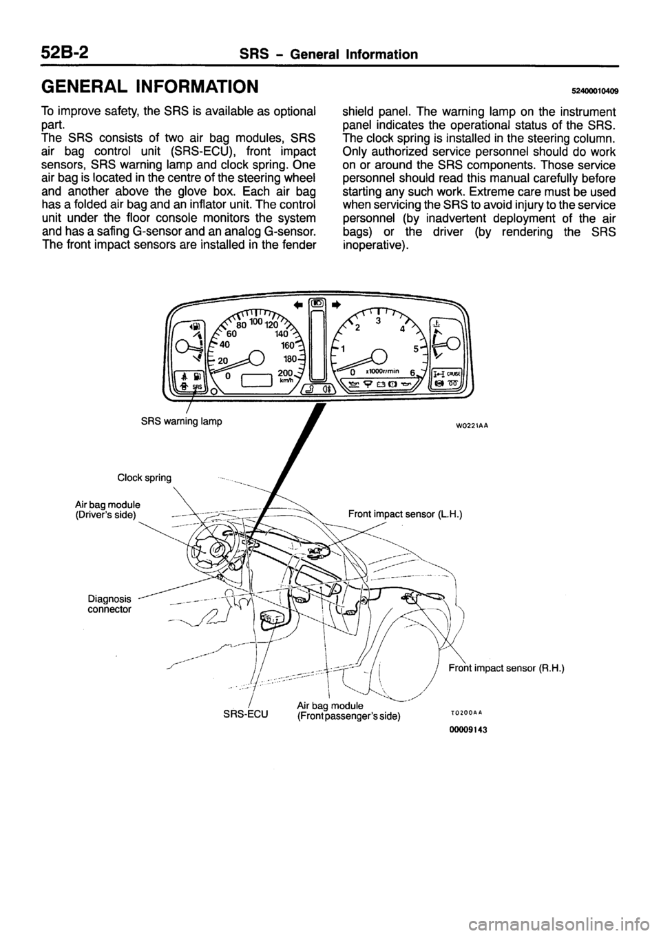 MITSUBISHI PAJERO SPORT 1999 Workshop Manual MITSUBISHI PAJERO SPORT 1999 Workshop Manual