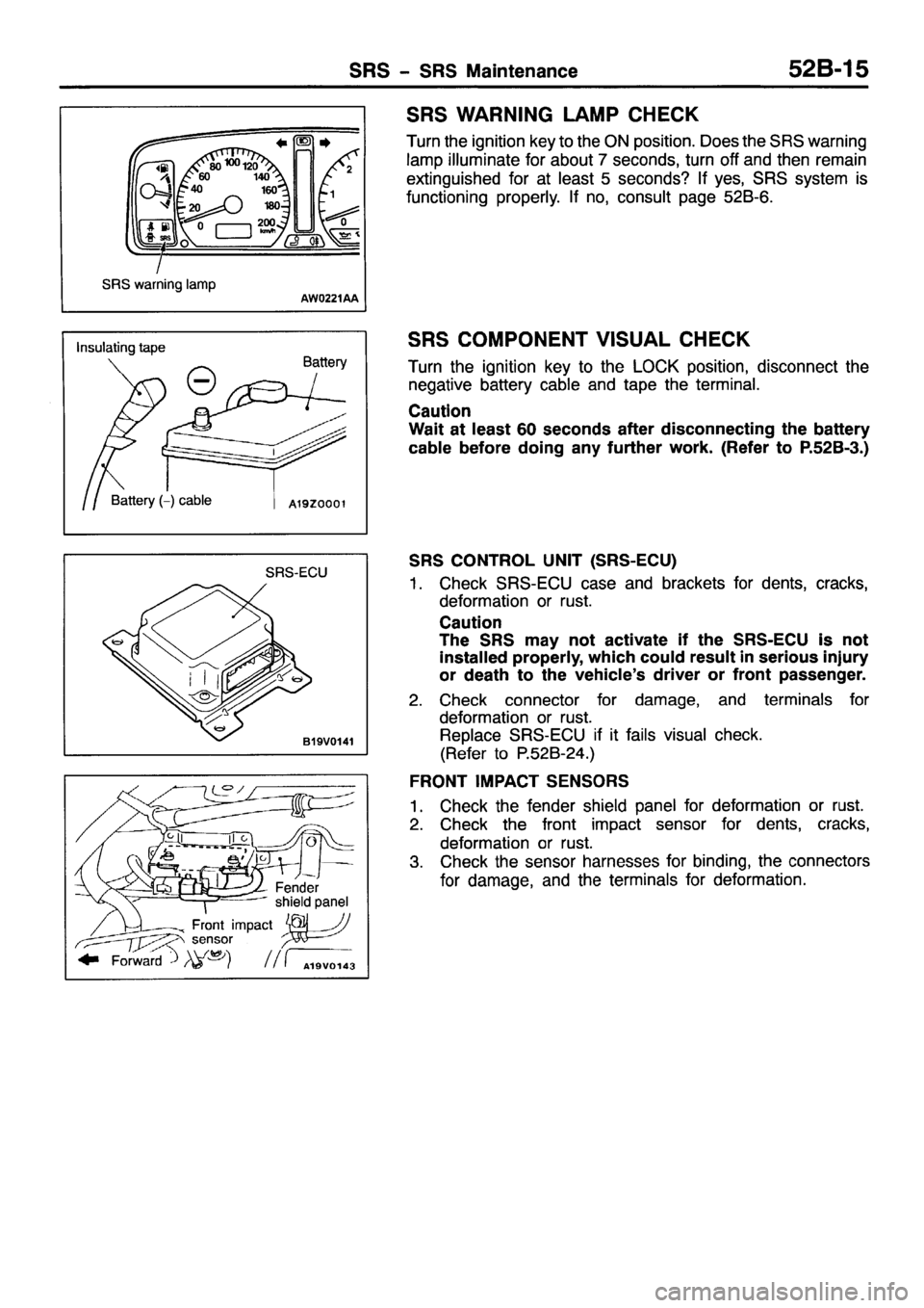 MITSUBISHI PAJERO SPORT 1999  Workshop Manual 