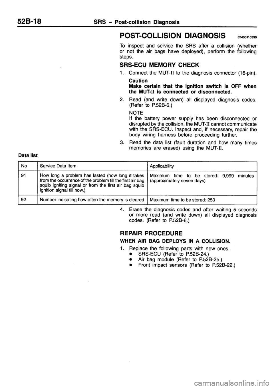 MITSUBISHI PAJERO SPORT 1999 Workshop Manual MITSUBISHI PAJERO SPORT 1999 Workshop Manual