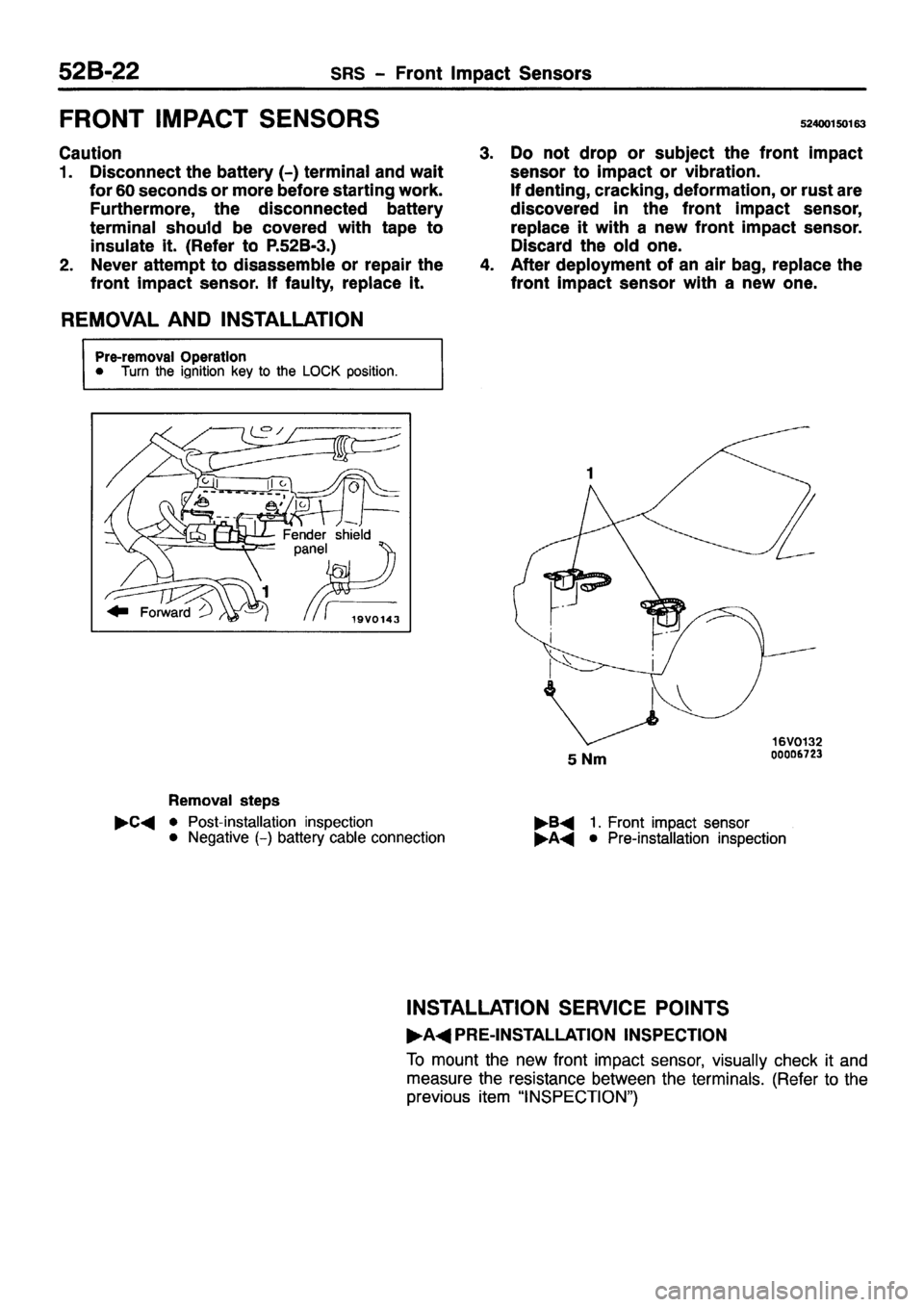 MITSUBISHI PAJERO SPORT 1999 Workshop Manual MITSUBISHI PAJERO SPORT 1999 Workshop Manual