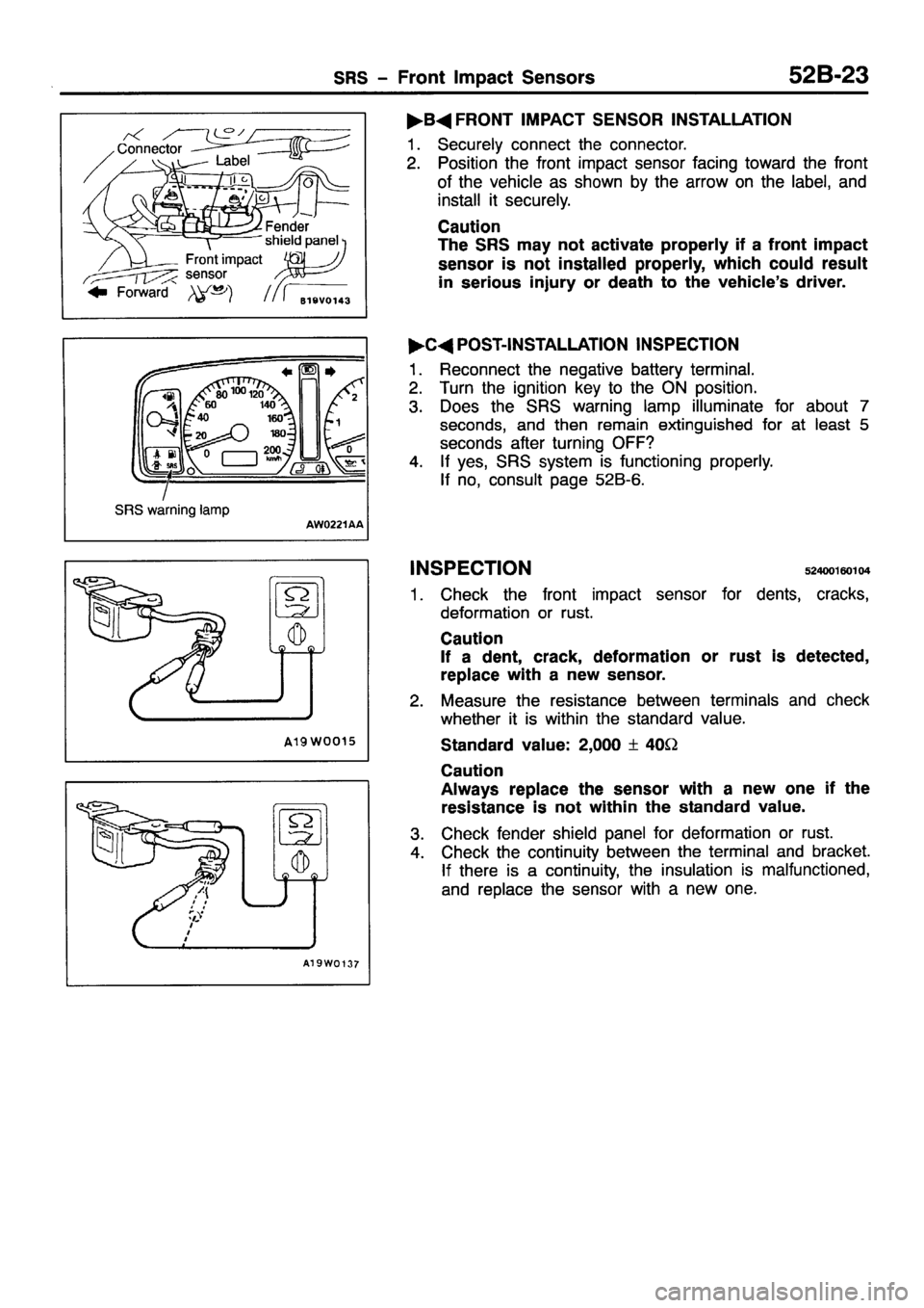 MITSUBISHI PAJERO SPORT 1999 Workshop Manual MITSUBISHI PAJERO SPORT 1999 Workshop Manual