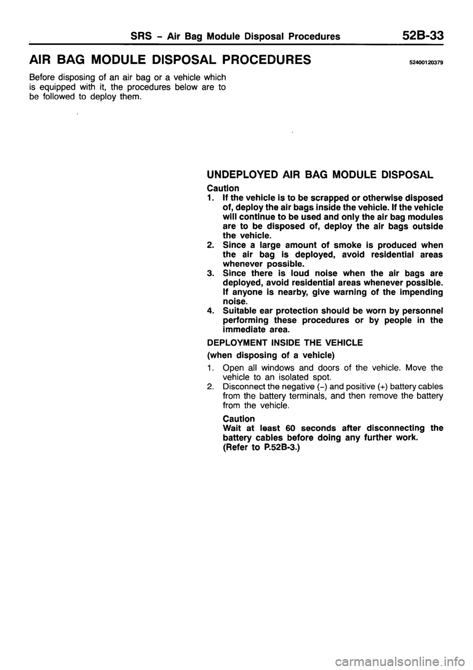 MITSUBISHI PAJERO SPORT 1999  Workshop Manual 