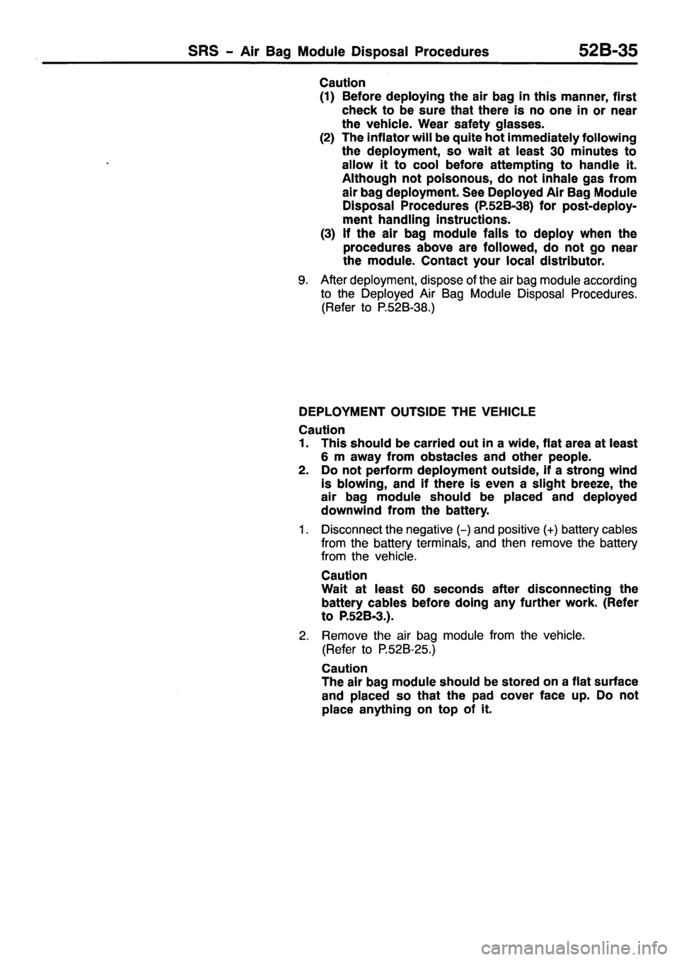MITSUBISHI PAJERO SPORT 1999  Workshop Manual 