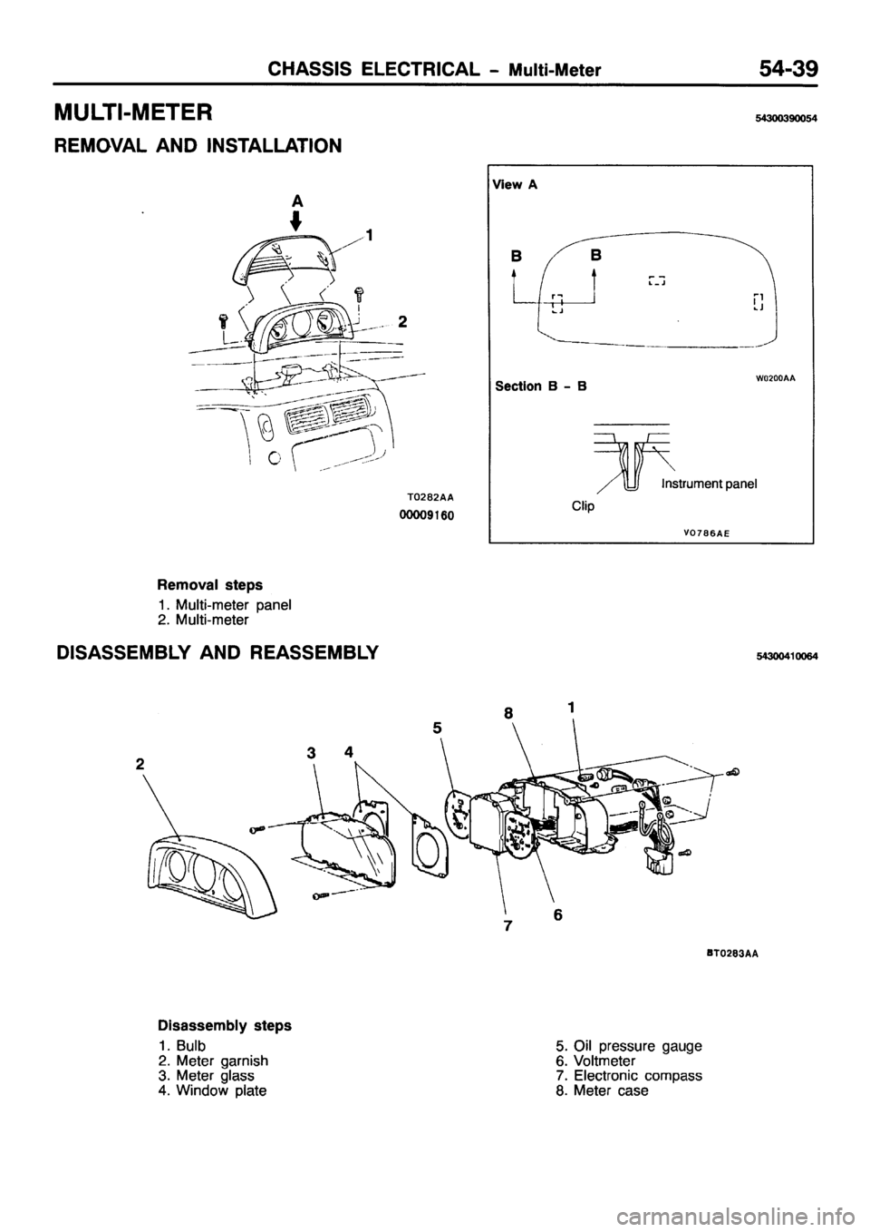 MITSUBISHI PAJERO SPORT 1999 Workshop Manual MITSUBISHI PAJERO SPORT 1999 Workshop Manual