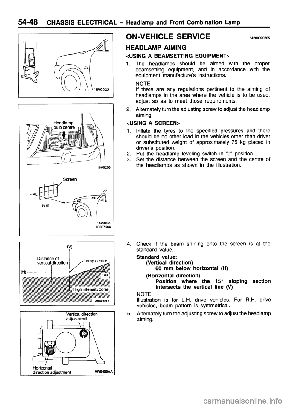 MITSUBISHI PAJERO SPORT 1999  Workshop Manual 