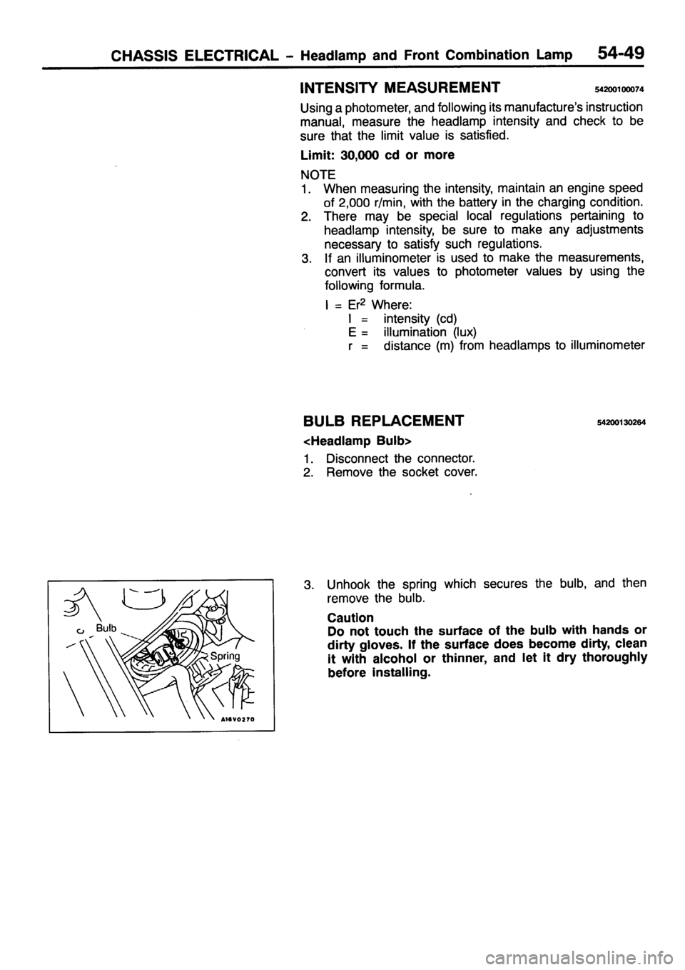 MITSUBISHI PAJERO SPORT 1999  Workshop Manual 