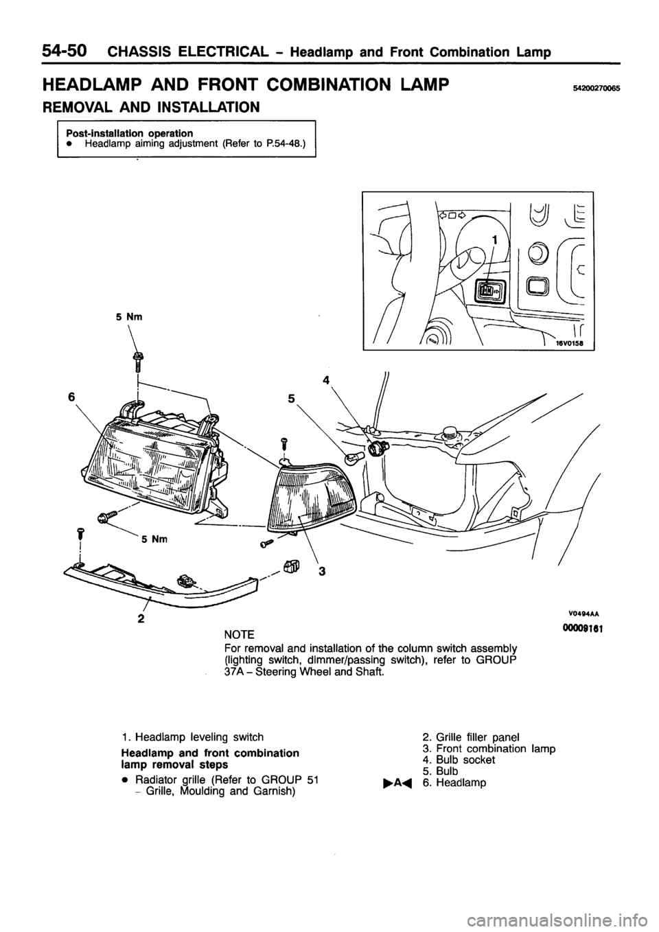 MITSUBISHI PAJERO SPORT 1999  Workshop Manual 