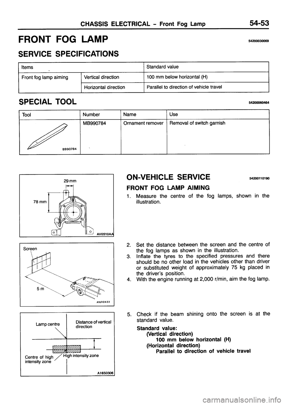 MITSUBISHI PAJERO SPORT 1999  Workshop Manual 