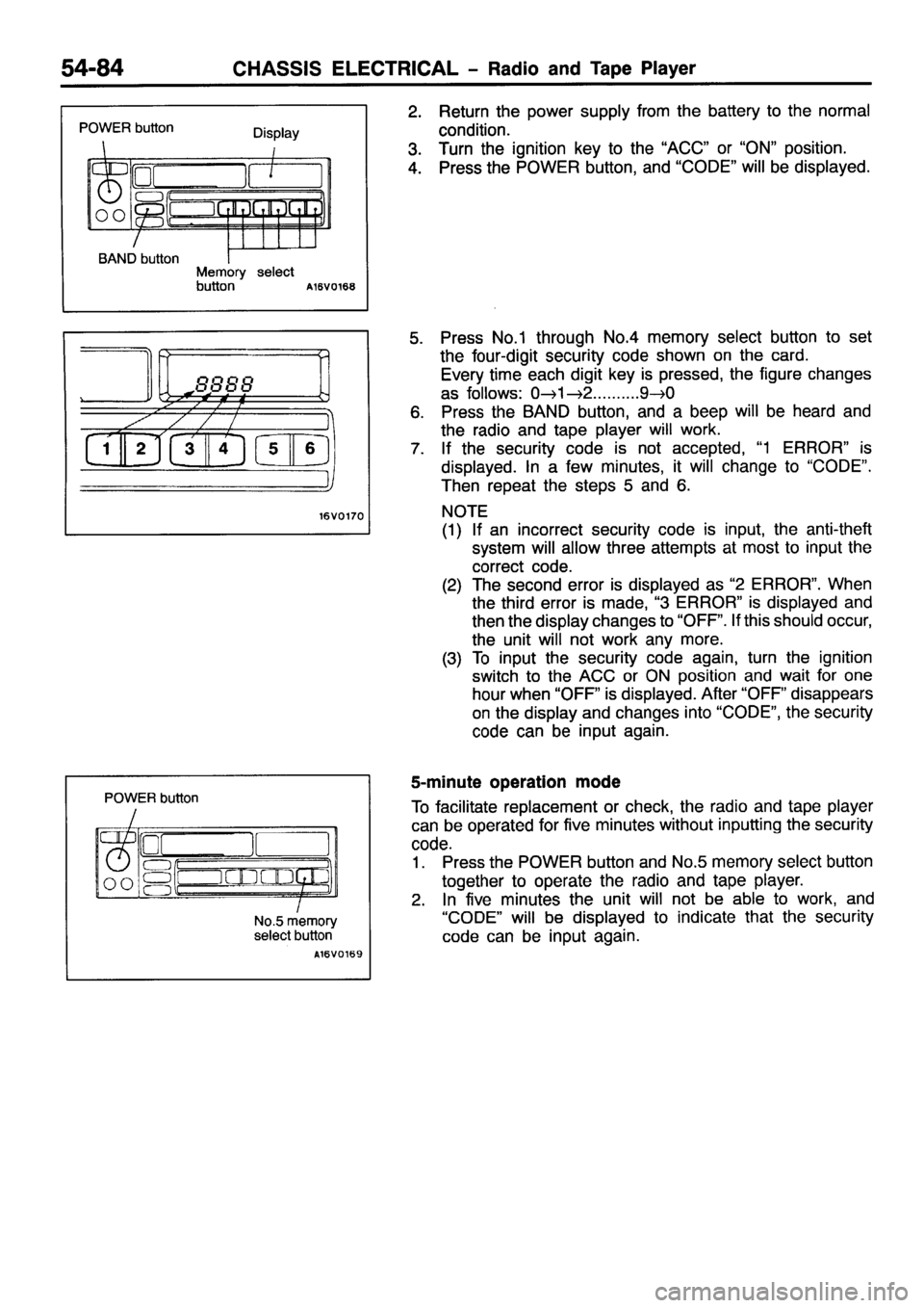 MITSUBISHI PAJERO SPORT 1999  Workshop Manual 