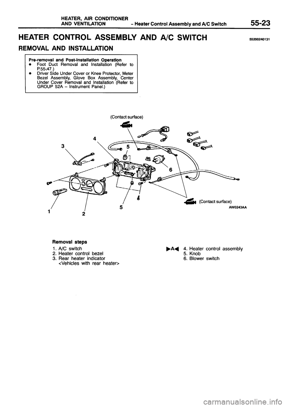 MITSUBISHI PAJERO SPORT 1999 Workshop Manual MITSUBISHI PAJERO SPORT 1999 Workshop Manual