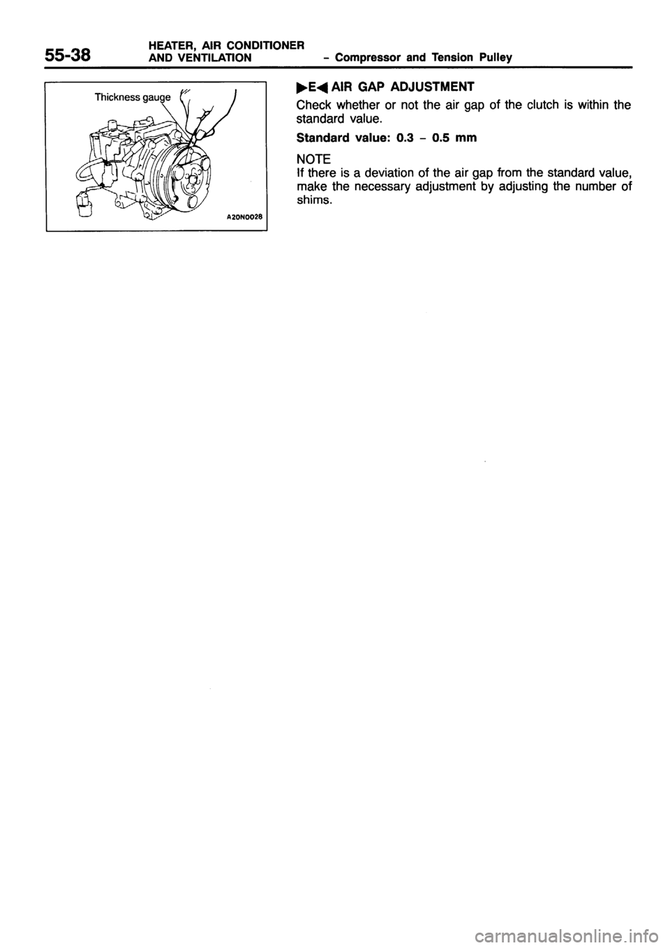 MITSUBISHI PAJERO SPORT 1999 Workshop Manual MITSUBISHI PAJERO SPORT 1999 Workshop Manual