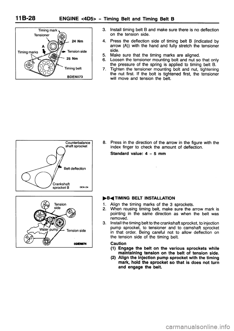 MITSUBISHI PAJERO SPORT 1999 Owners Manual 