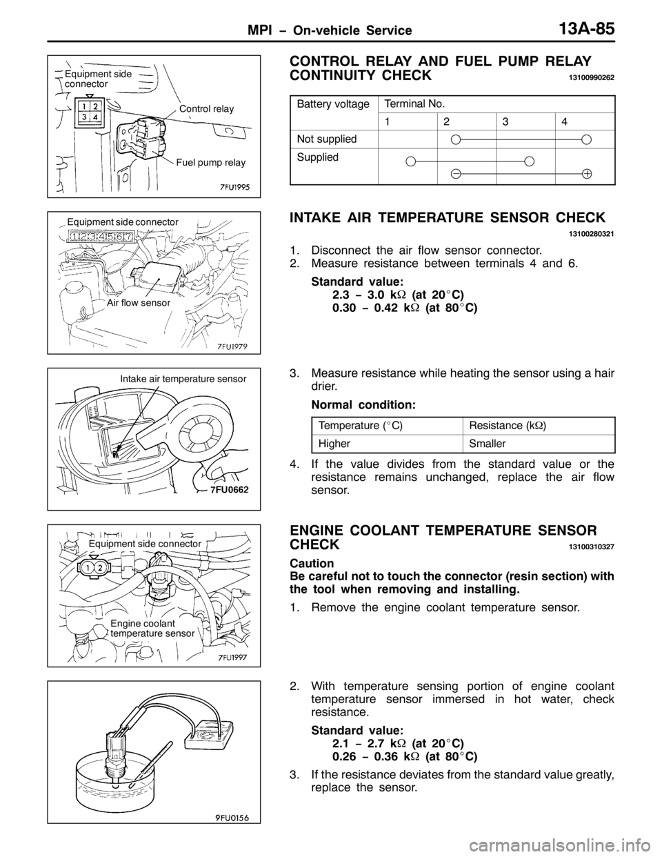 MITSUBISHI PAJERO SPORT 1998 Workshop Manual 03, ï2Q0YHKLFOH 6HUYLFH46$0;8
&21752/ 5(/$< $1 )8(/ 3803 5(/$<
&217,18,7< &+(&.
46433<<3595
%DWWHU\ YROWDJH7HUPLQDO 1R1
4567
1RW VXSSOLHG
6XSSOLHG
,17$.( $,5 7(03(5$785( 6(1625 &+(&.
464335;3654
41 MITSUBISHI PAJERO SPORT 1998 Workshop Manual 03, ï2Q0YHKLFOH 6HUYLFH46$0;8
&21752/ 5(/$< $1 )8(/ 3803 5(/$<
&217,18,7< &+(&.
46433<<3595
%DWWHU\ YROWDJH7HUPLQDO 1R1
4567
1RW VXSSOLHG
6XSSOLHG
,17$.( $,5 7(03(5$785( 6(1625 &+(&.
464335;3654
41