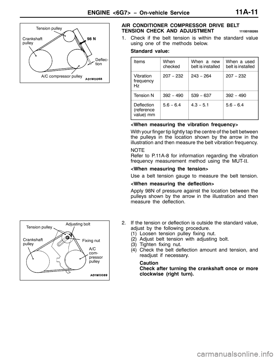 MITSUBISHI PAJERO SPORT 1998 Service Manual (1*,1(?9*:!ï2Q0YHKLFOH 6HUYLFH44$044
$,5 &21,7,21(5 &2035(6625 5,9( %(/7
7(16,21 &+(&. $1 $-8670(17
44433433598
41&KHFN LI WKH EHOW WHQVLRQ LV ZLWKLQ WKH VWDQGDUG YDOXH
XVLQJ RQH RI WKH PHWKRGV E MITSUBISHI PAJERO SPORT 1998 Service Manual (1*,1(?9*:!ï2Q0YHKLFOH 6HUYLFH44$044
$,5 &21,7,21(5 &2035(6625 5,9( %(/7
7(16,21 &+(&. $1 $-8670(17
44433433598
41&KHFN LI WKH EHOW WHQVLRQ LV ZLWKLQ WKH VWDQGDUG YDOXH
XVLQJ RQH RI WKH PHWKRGV E