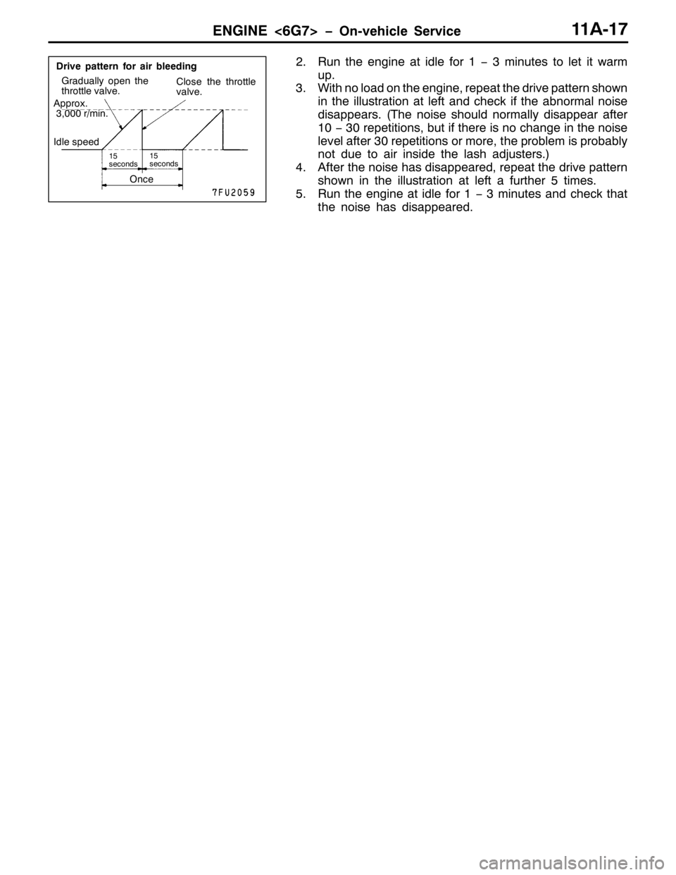 MITSUBISHI PAJERO SPORT 1998 Service Manual (1*,1(?9*:!ï2Q0YHKLFOH 6HUYLFH44$04:
515XQ WKH HQJLQH DW LGOH IRU4ï6PLQXWHV WR OHW LW ZDUP
XS1
61:LWK QR ORDG RQ WKH HQJLQH/UHSHDW WKH GULYH SDWWHUQ VKRZQ
LQ WKH LOOXVWUDWLRQ DW OHIW DQG FKHFN LI WK MITSUBISHI PAJERO SPORT 1998 Service Manual (1*,1(?9*:!ï2Q0YHKLFOH 6HUYLFH44$04:
515XQ WKH HQJLQH DW LGOH IRU4ï6PLQXWHV WR OHW LW ZDUP
XS1
61:LWK QR ORDG RQ WKH HQJLQH/UHSHDW WKH GULYH SDWWHUQ VKRZQ
LQ WKH LOOXVWUDWLRQ DW OHIW DQG FKHFN LI WK
