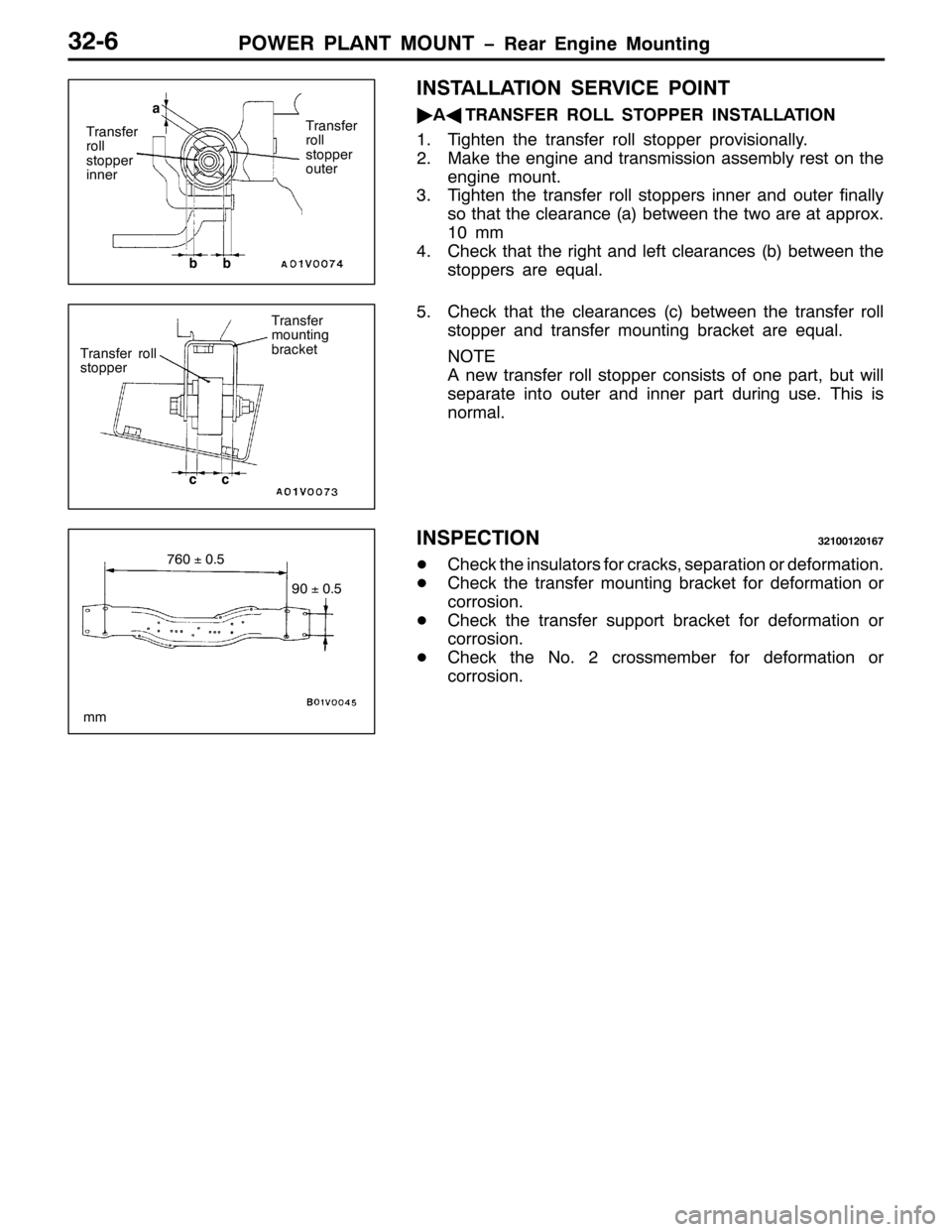 MITSUBISHI PAJERO SPORT 1998 Workshop Manual 32:(5 3/$17 02817 ï5HDU (QJLQH 0RXQWLQJ6509
,167$//$7,21 6(59,&( 32,17
ò
$*
75$16)(5 52// 67233(5 ,167$//$7,21
417LJKWHQ WKH WUDQVIHU UROO VWRSSHU SURYLVLRQDOO\1
510DNH WKH HQJLQH DQG WUDQVPLVVLRQ D MITSUBISHI PAJERO SPORT 1998 Workshop Manual 32:(5 3/$17 02817 ï5HDU (QJLQH 0RXQWLQJ6509
,167$//$7,21 6(59,&( 32,17
ò
$*
75$16)(5 52// 67233(5 ,167$//$7,21
417LJKWHQ WKH WUDQVIHU UROO VWRSSHU SURYLVLRQDOO\1
510DNH WKH HQJLQH DQG WUDQVPLVVLRQ D