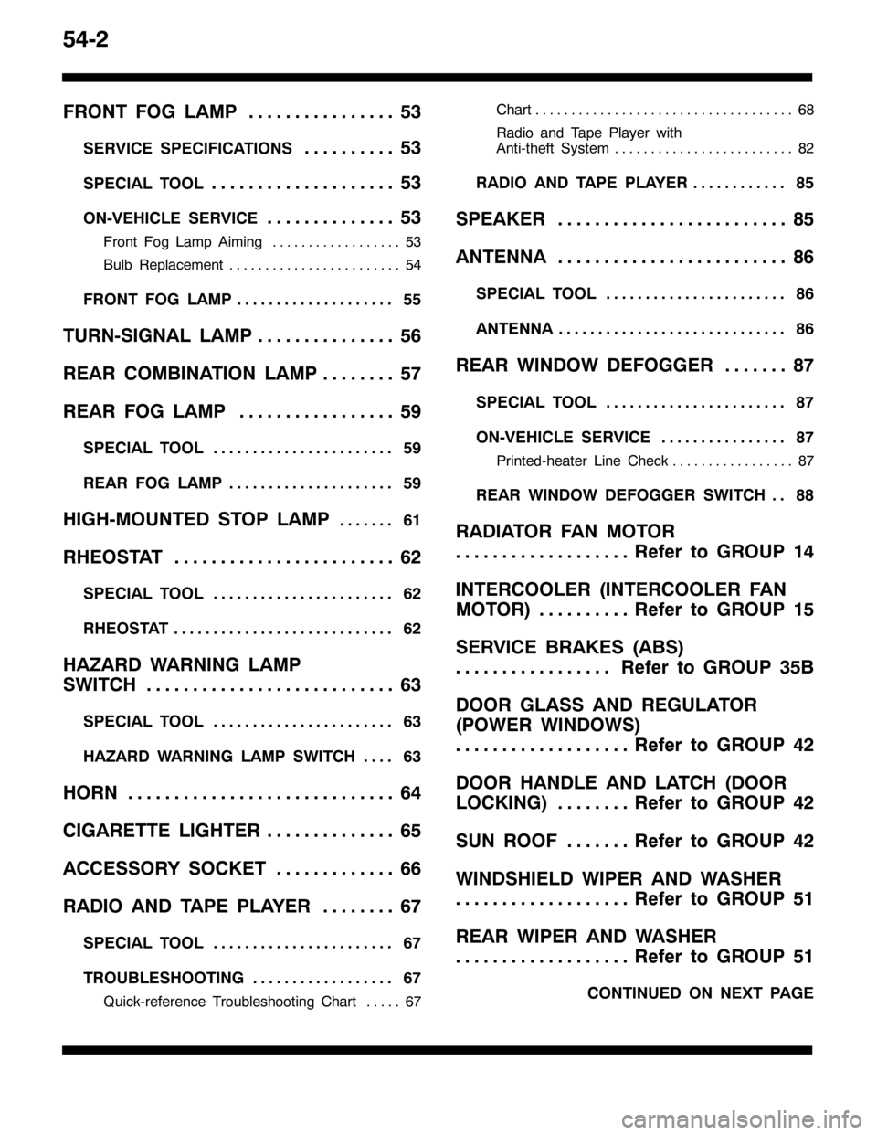 MITSUBISHI PAJERO SPORT 1998 Workshop Manual 8705
)5217 )2* /$0386 1111111111111111
6(59,&( 63(&,),&$7,21686 1111111111
63(&,$/ 722/86 11111111111111111111
2109(+,&/( 6(59,&(86 11111111111111
)URQW )RJ /DPS $LPLQJ86 111111111111111111
%XOE 5HSOD MITSUBISHI PAJERO SPORT 1998 Workshop Manual 8705
)5217 )2* /$0386 1111111111111111
6(59,&( 63(&,),&$7,21686 1111111111
63(&,$/ 722/86 11111111111111111111
2109(+,&/( 6(59,&(86 11111111111111
)URQW )RJ /DPS $LPLQJ86 111111111111111111
%XOE 5HSOD