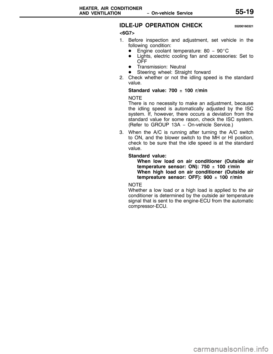 MITSUBISHI PAJERO SPORT 1998 Workshop Manual ï2Q0YHKLFOH 6HUYLFH +($7(5/$,5 &21,7,21(5
$1 9(17,/$7,218804<
,/(083 23(5$7,21 &+(&.88533493654
?9*:!
41%HIRUH LQVSHFWLRQ DQG DGMXVWPHQW/VHW YHKLFOH LQ WKH
IROORZLQJ FRQGLWLRQ=
-(QJLQH FRRODQW WHP MITSUBISHI PAJERO SPORT 1998 Workshop Manual ï2Q0YHKLFOH 6HUYLFH +($7(5/$,5 &21,7,21(5
$1 9(17,/$7,218804<
,/(083 23(5$7,21 &+(&.88533493654
?9*:!
41%HIRUH LQVSHFWLRQ DQG DGMXVWPHQW/VHW YHKLFOH LQ WKH
IROORZLQJ FRQGLWLRQ=
-(QJLQH FRRODQW WHP