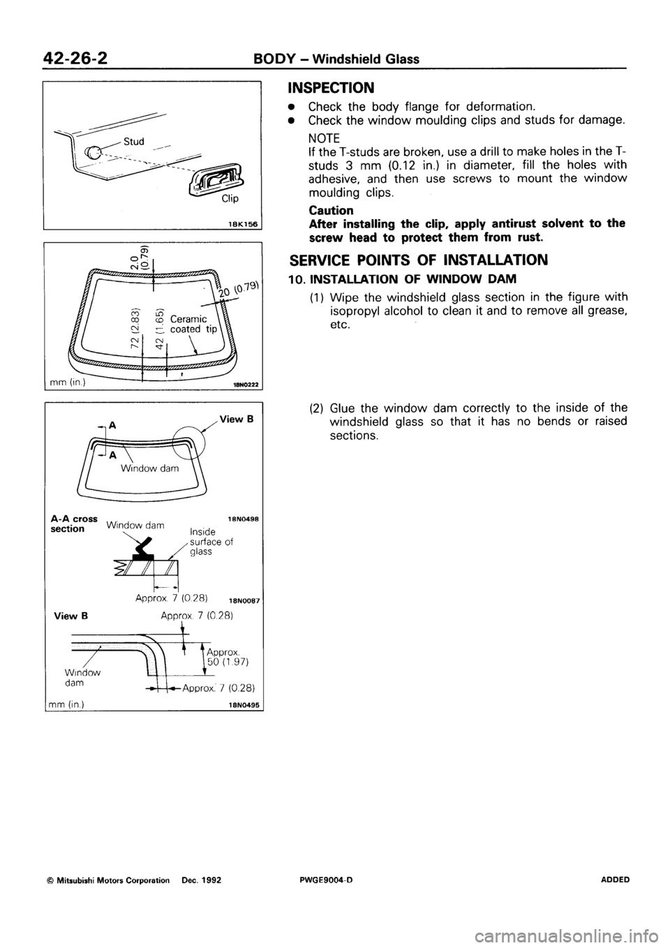 MITSUBISHI SIGMA 1991  Workshop Manual 