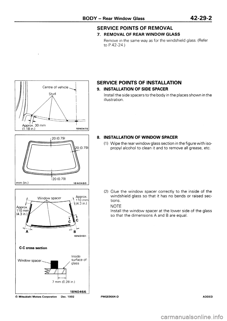 MITSUBISHI SIGMA 1991  Workshop Manual 