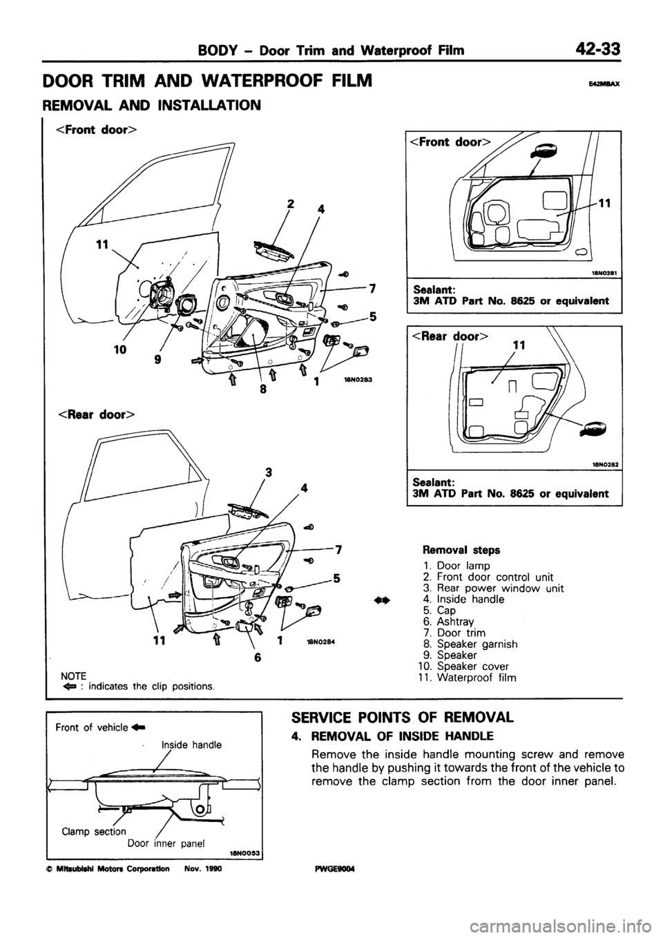 MITSUBISHI SIGMA 1991 Workshop Manual MITSUBISHI SIGMA 1991 Workshop Manual
