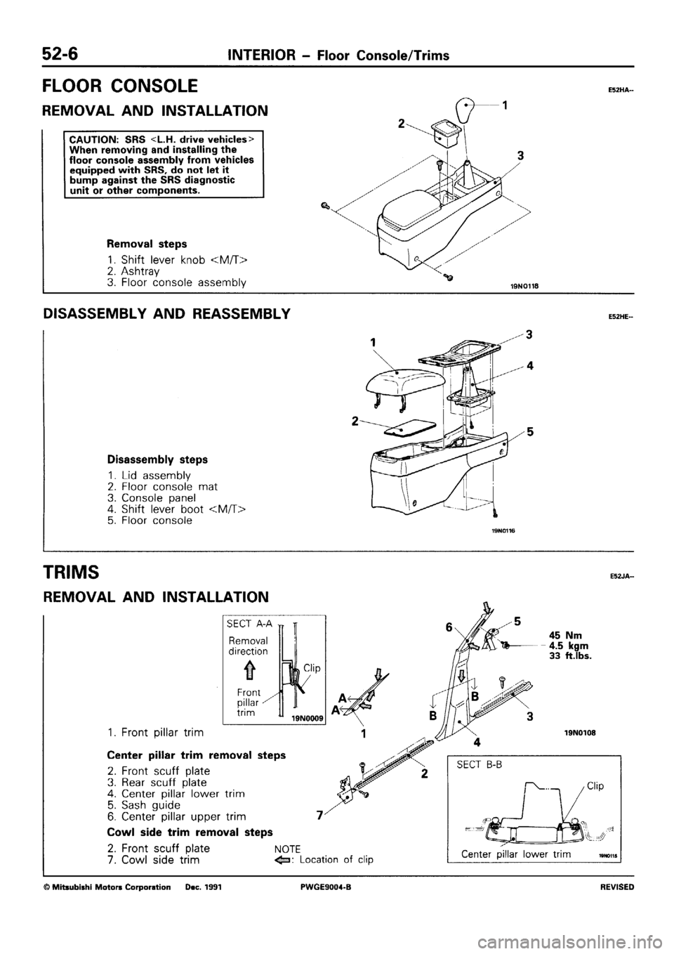 MITSUBISHI SIGMA 1991 Workshop Manual MITSUBISHI SIGMA 1991 Workshop Manual