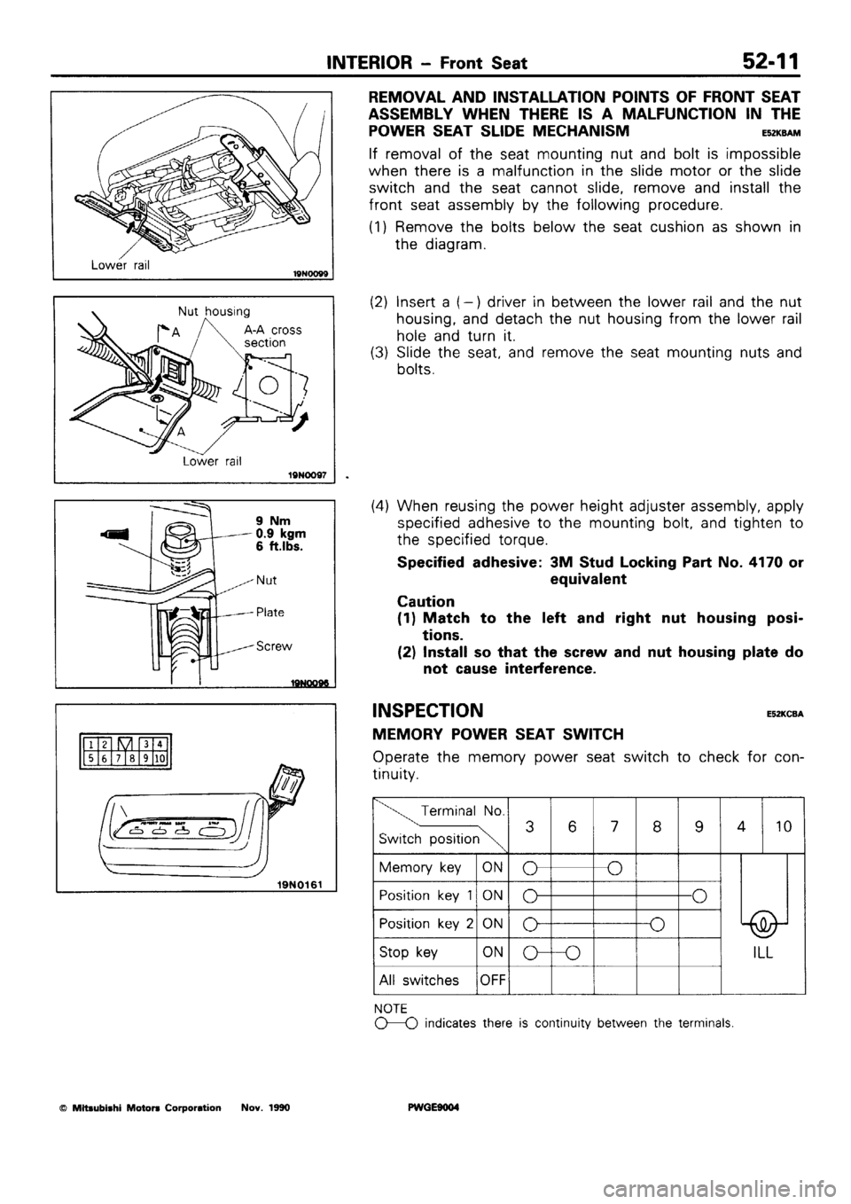 MITSUBISHI SIGMA 1991 Workshop Manual MITSUBISHI SIGMA 1991 Workshop Manual