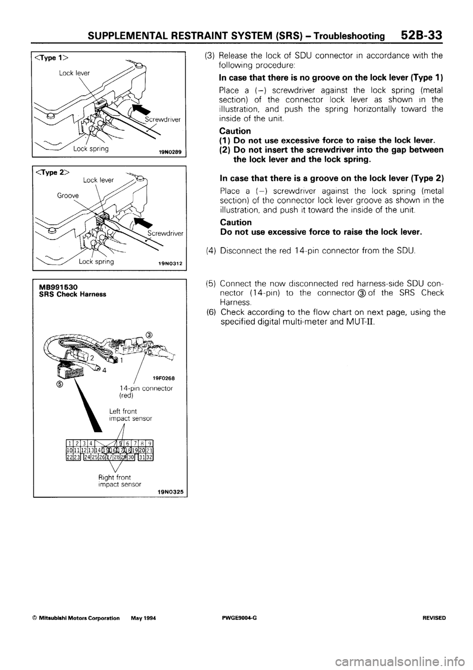MITSUBISHI SIGMA 1991 Workshop Manual MITSUBISHI SIGMA 1991 Workshop Manual