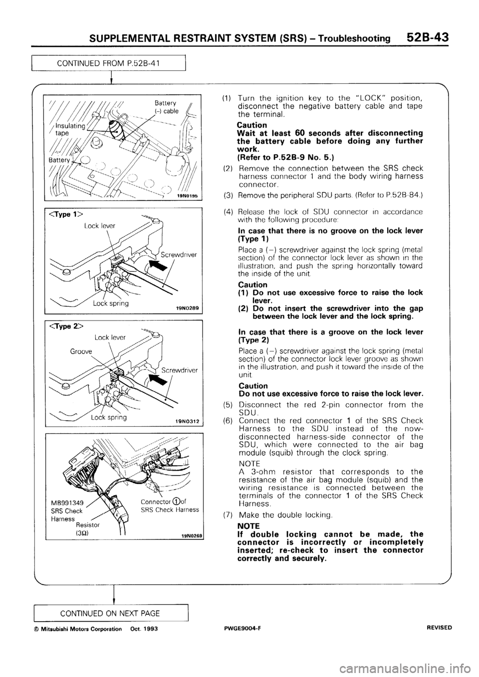MITSUBISHI SIGMA 1991 Workshop Manual MITSUBISHI SIGMA 1991 Workshop Manual