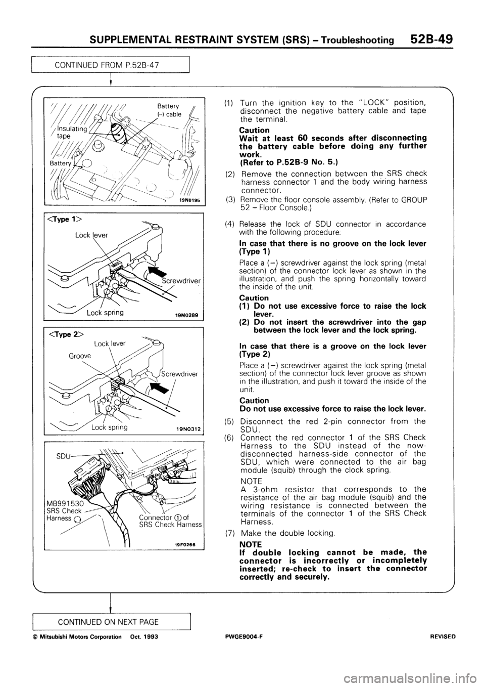 MITSUBISHI SIGMA 1991 Workshop Manual MITSUBISHI SIGMA 1991 Workshop Manual