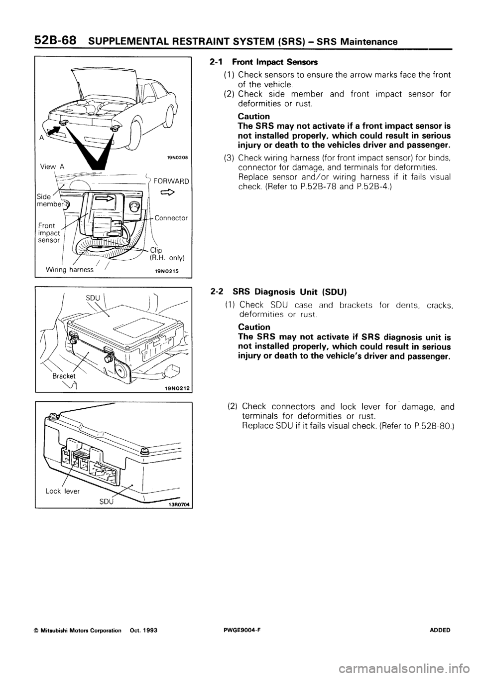 MITSUBISHI SIGMA 1991 Workshop Manual MITSUBISHI SIGMA 1991 Workshop Manual