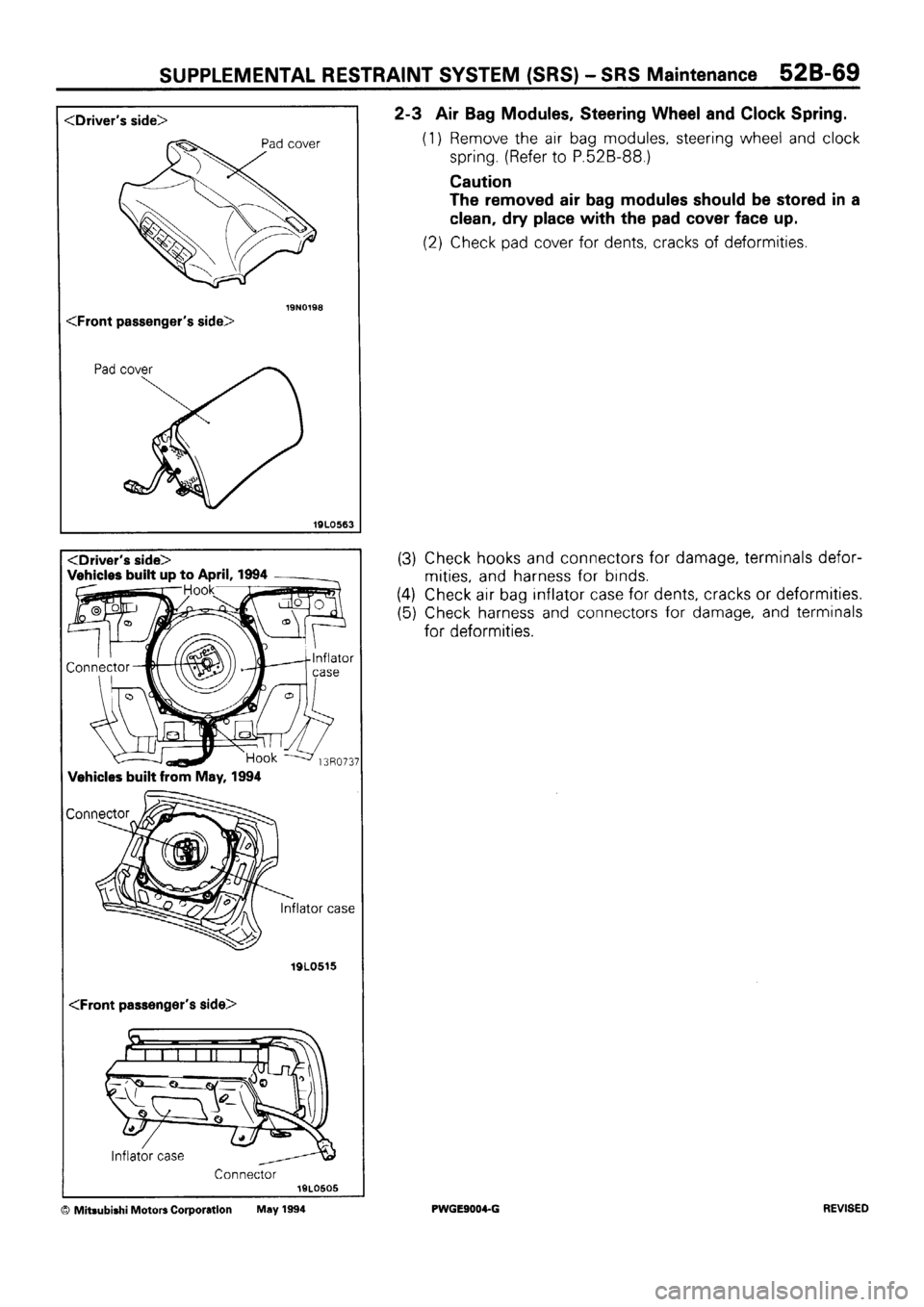 MITSUBISHI SIGMA 1991 Workshop Manual MITSUBISHI SIGMA 1991 Workshop Manual